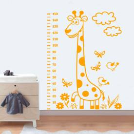 Adesivo de Parede Infantil Régua de Girafa