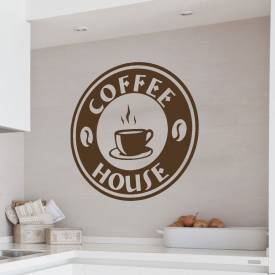 Adesivo De Parede Coffee House