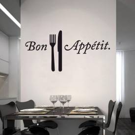 Adesivo de parede Bon Appetite