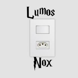 Adesivo de Parede para Interruptor Lumox Nox