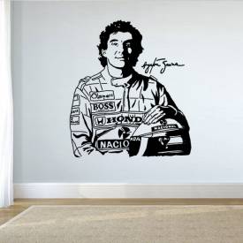 Adesivo de Parede Ayrton Senna 2