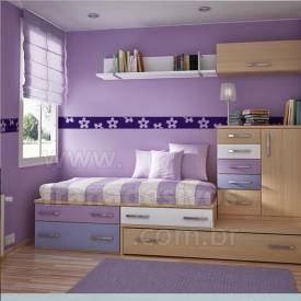 Adesivo decorativo faixas modelo 16