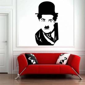 Adesivo decorativo de parede Charlie Chaplin 2