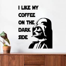 Adesivo De Parede Star Wars Like Coffe