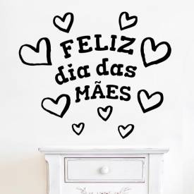 Adesivo de Parede Feliz Dia das Mães 8