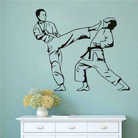 Adesivo De Parede Karate Esquiva