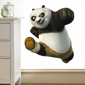 Adesivo de Parede Kung Fu Panda Po
