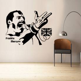 Adesivo de Parede Freddie Mercury
