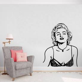 Adesivo de Parede Personalidades Marilyn Monroe
