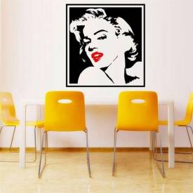 Adesivo de Parede Quadro Marilyn Monroe