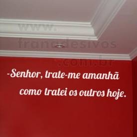 Adesivos Senhor trate-me...