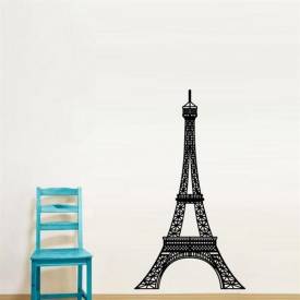 Adesivo Decorativo de parede Torre Eiffel Paris modelo 1