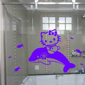 Adesivo para Box de Banheiro da Hello Kitty