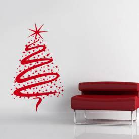 Adesivo Decorativo de Parede �rvore de Natal 2