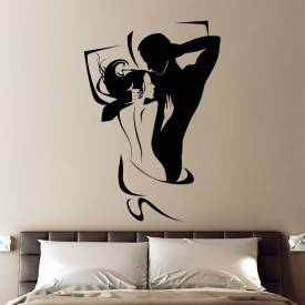 Adesivo Decorativo Sensual Casal Deitado