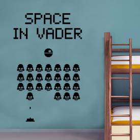 Adesivo De Parede Games Retrô Space In Vader
