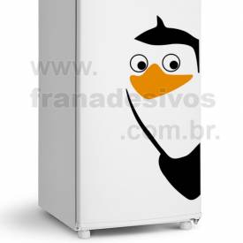 Adesivo de Geladeira Pinguim de madagascar modelo 1
