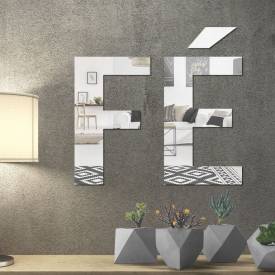 Espelho Decorativo Fé