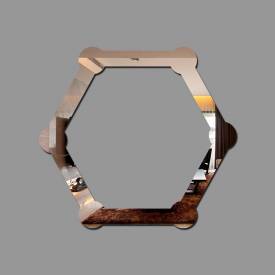 Espelho Decorativo Hexagono