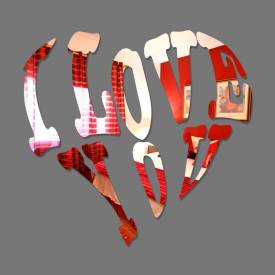 Espelho Decorativo I Love You