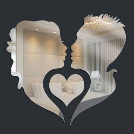 Espelho Decorativo Beijo Casal