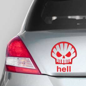 Adesivo de Carro Hell