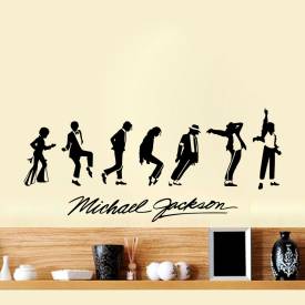 Adesivo De Parede Michael Jackson Passos De Dança